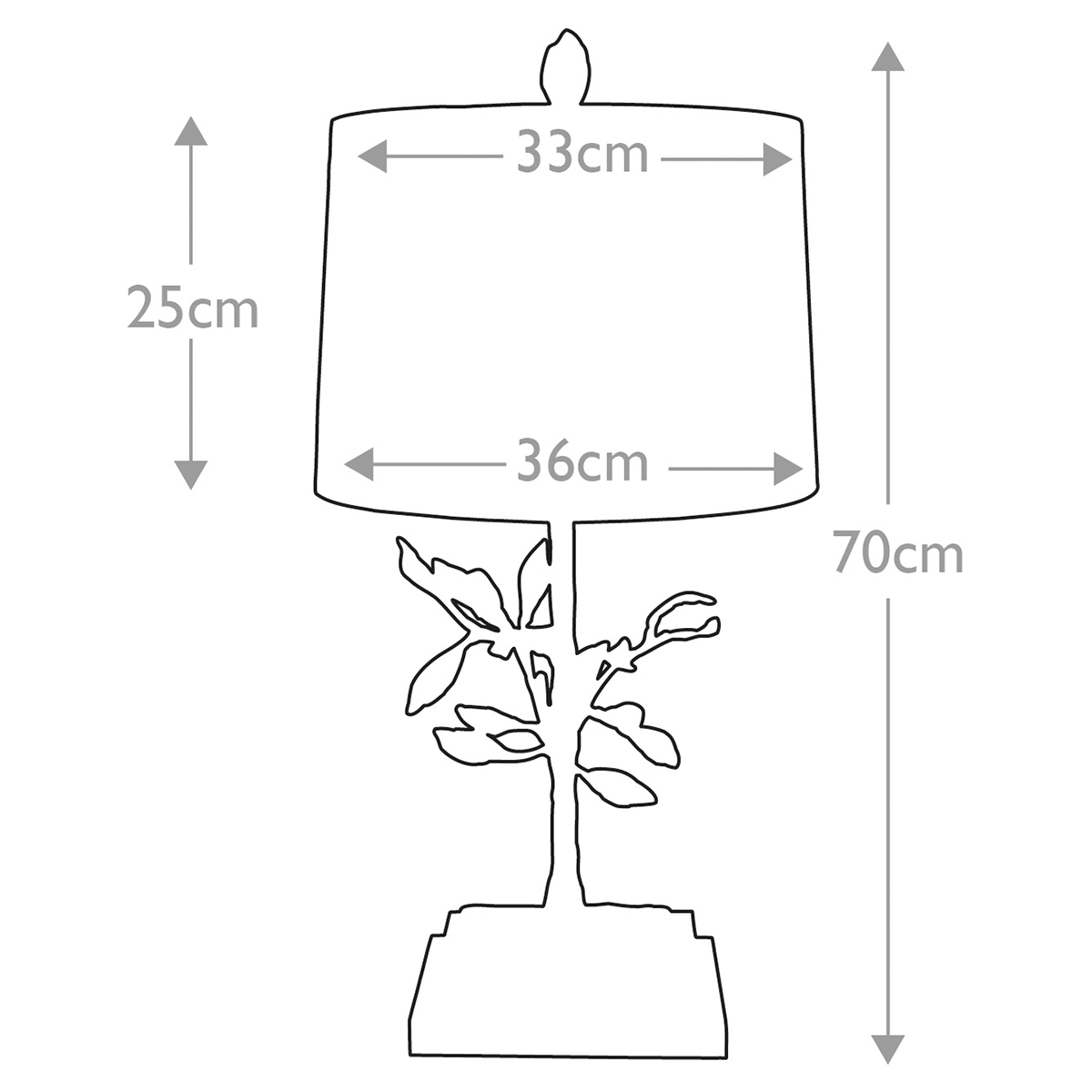 Настольная лампа с кремовым льняным цилиндрическим абажуром и ножкой в форме золотистой ветки Gilded Nola в Ростове-на-Дону