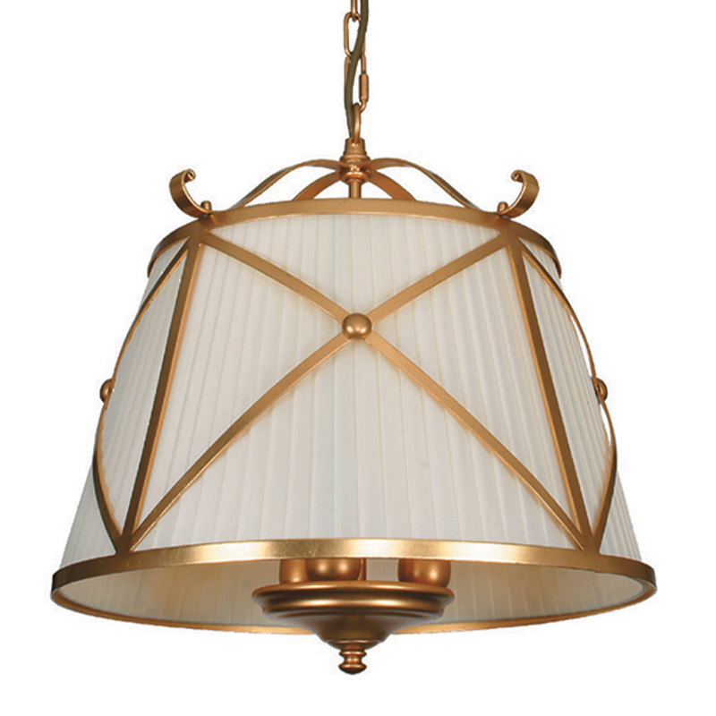   Provence Lampshade Light Gold Chandelier    -- | Loft Concept 