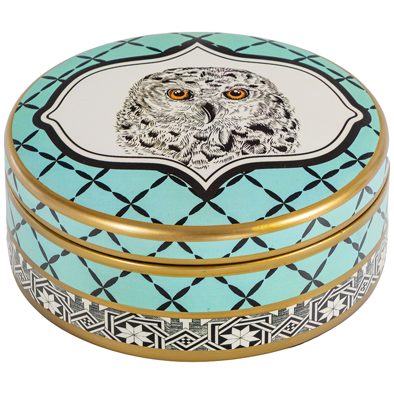  Owl Collection Turquoise Box - ̆   -- | Loft Concept 