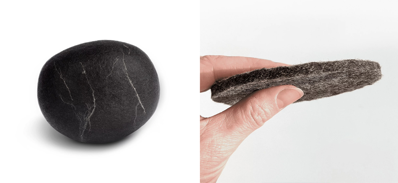 Пуф - Камень Черная Лава - фото №1