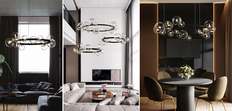 Дизайнерская кольцевая люстра IONA Сhandelier - фото №3