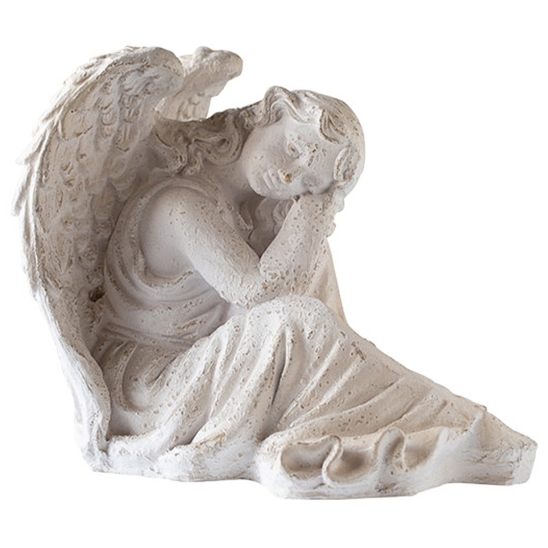  Angel Sitting Provence Statuette   -- | Loft Concept 