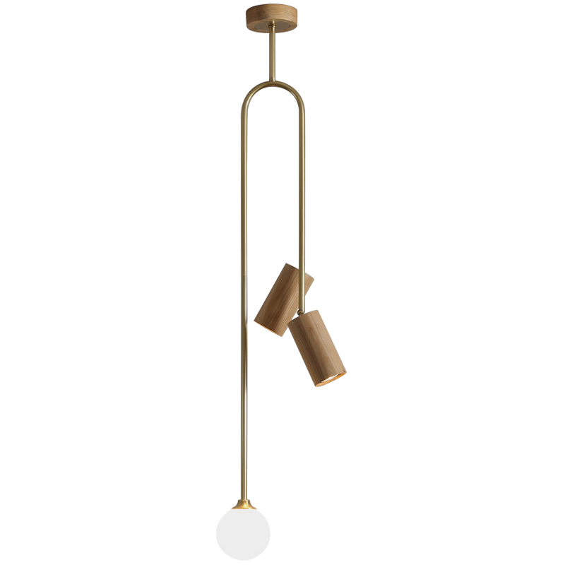   Ando Wooden Metal Brass Light 3      -- | Loft Concept 
