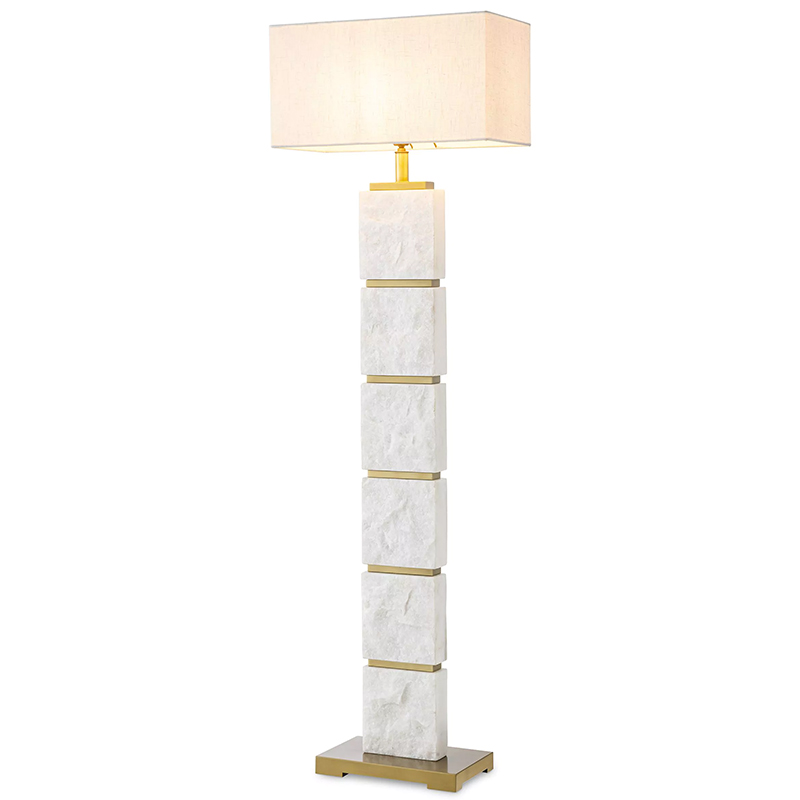  Eichholtz Floor Lamp Newton Marble   Bianco    -- | Loft Concept 