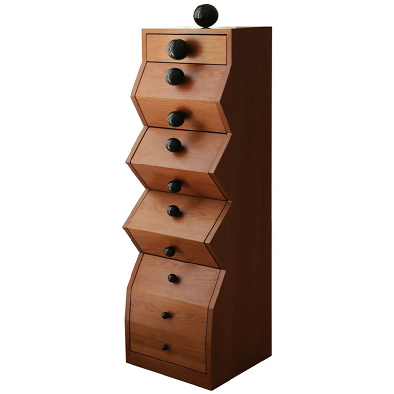 Комод Garton Wooden Forms Chest Of Drawers Коричневый Черный в Ростове-на-Дону | Loft Concept 