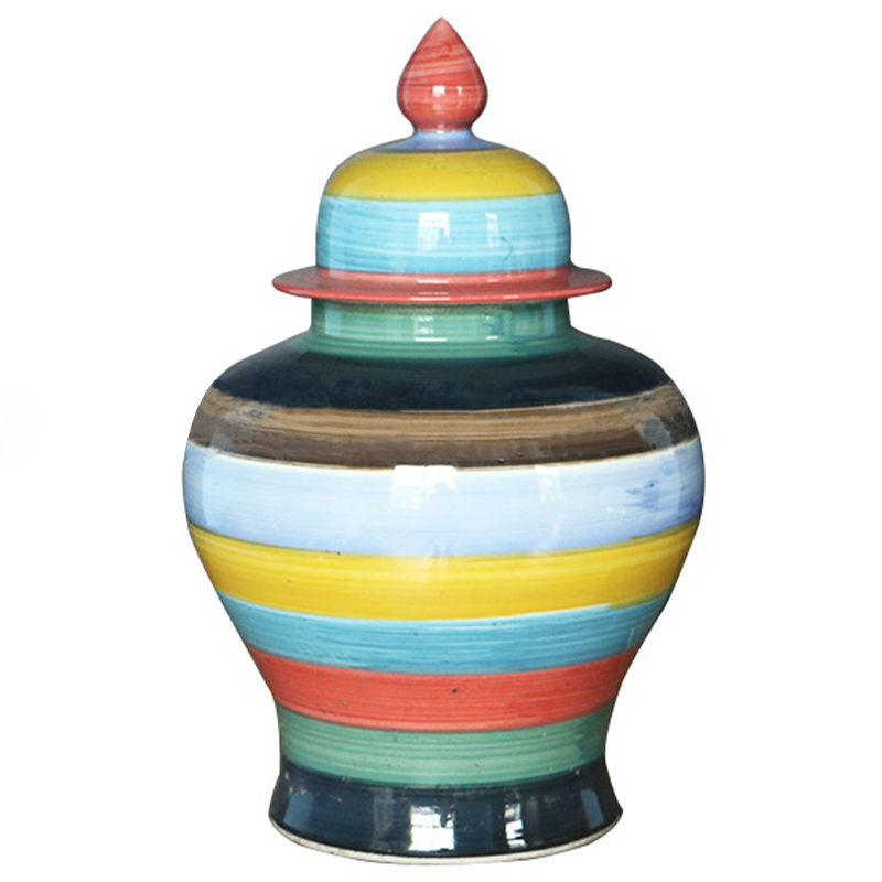  Colored Stripes Rainbow Vase   -- | Loft Concept 