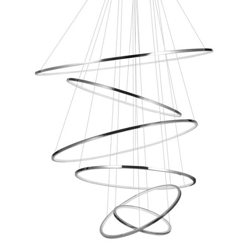    Ring Horizontal Quintet Silver 6   -- | Loft Concept 
