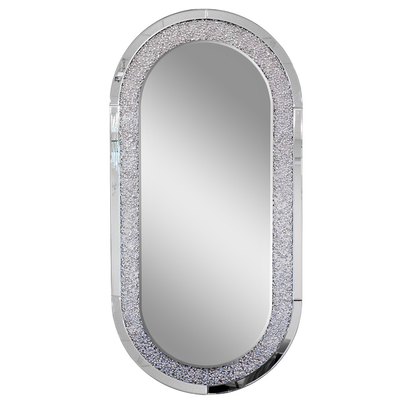  Odila Crystals Oval Mirror   -- | Loft Concept 