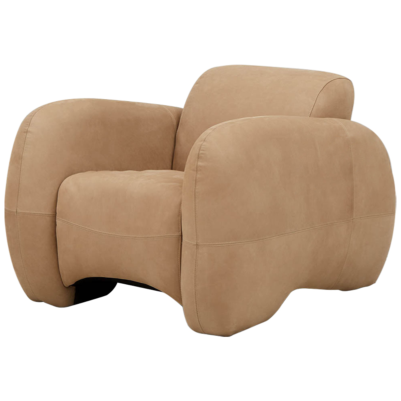  Bruno Cozy Leather Armchair   -- | Loft Concept 