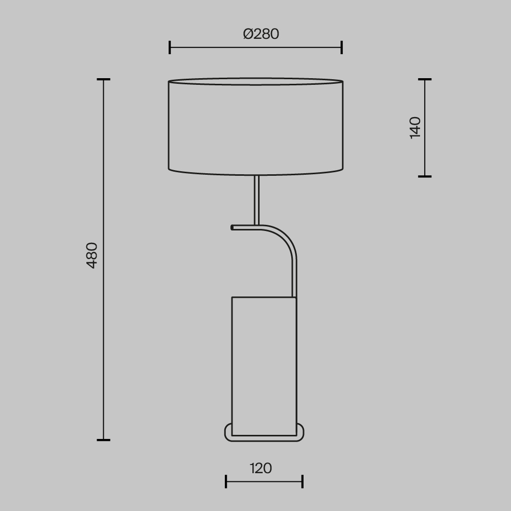 Настольный светильник Glamping Е14x2 в Ростове-на-Дону