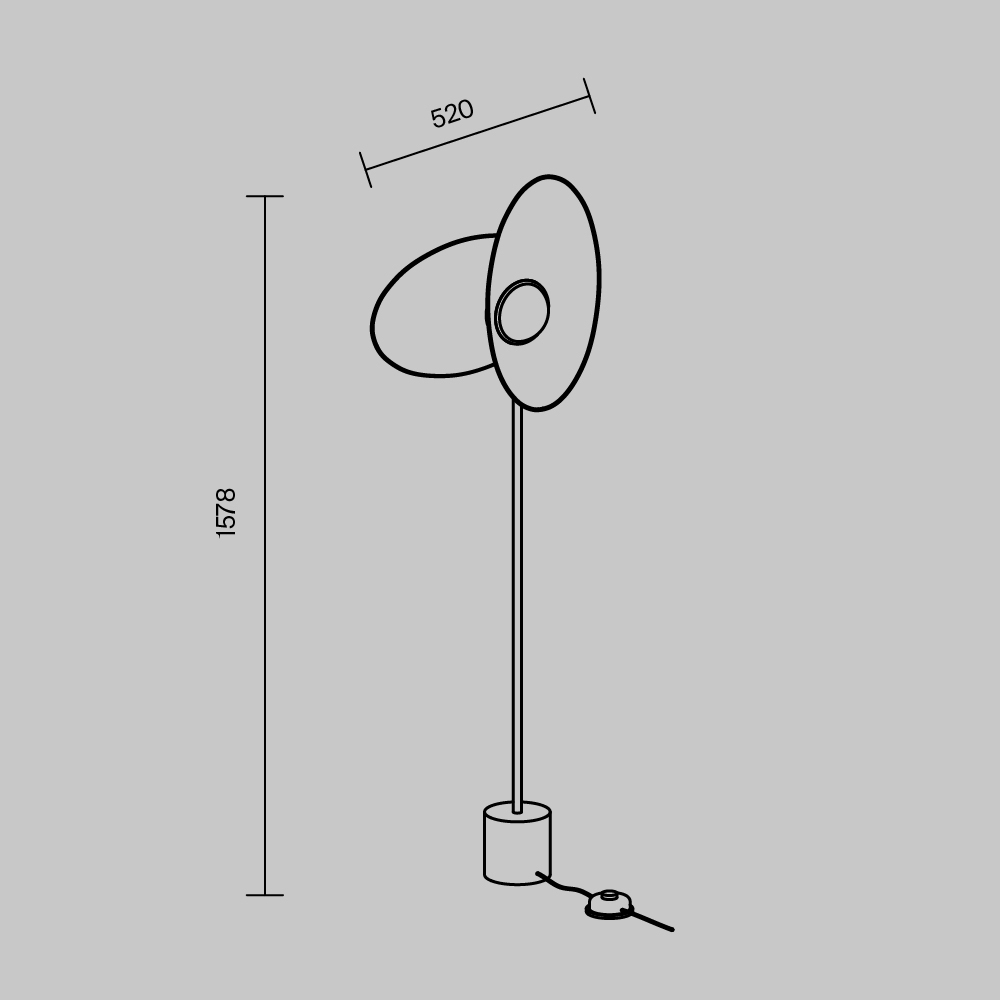 Напольный светильник Evolution 3000К 12Вт в Ростове-на-Дону