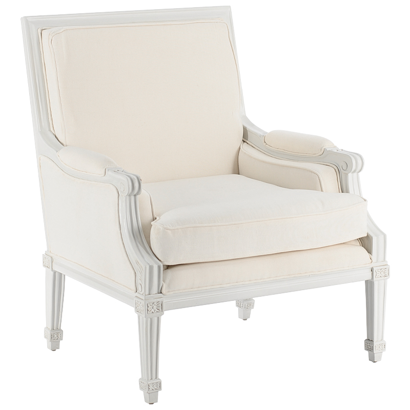  French Provence Armchair Ferrand ivory  ivory (   )  -- | Loft Concept 