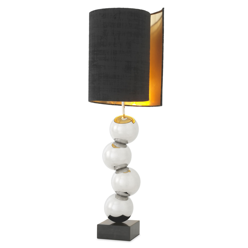   Eichholtz Table Lamp Aerion Nickel     Nero  -- | Loft Concept 