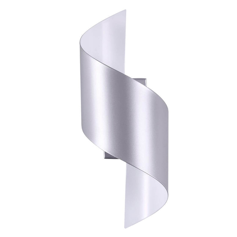  Silver Locken Wall Lamp   -- | Loft Concept 