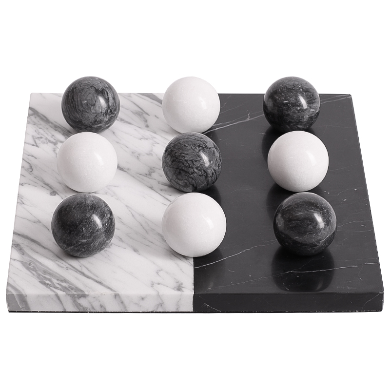    Marble Board and Balls   Nero   Bianco   -- | Loft Concept 