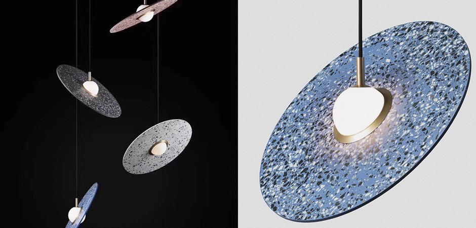 Подвесной светильник Stone Disc Haning Pendant Подвесной светильник Stone Disc Haning Pendant - Loft-Concept в Ростове-на-Дону
