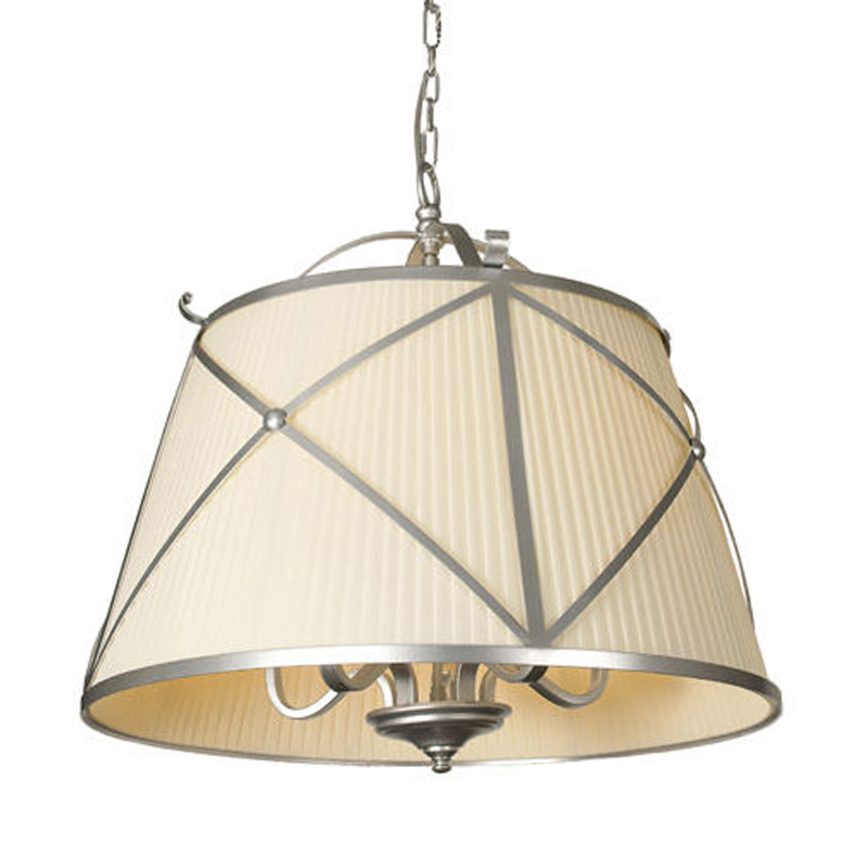   Provence Lampshade Light Silver Chandelier    -- | Loft Concept 