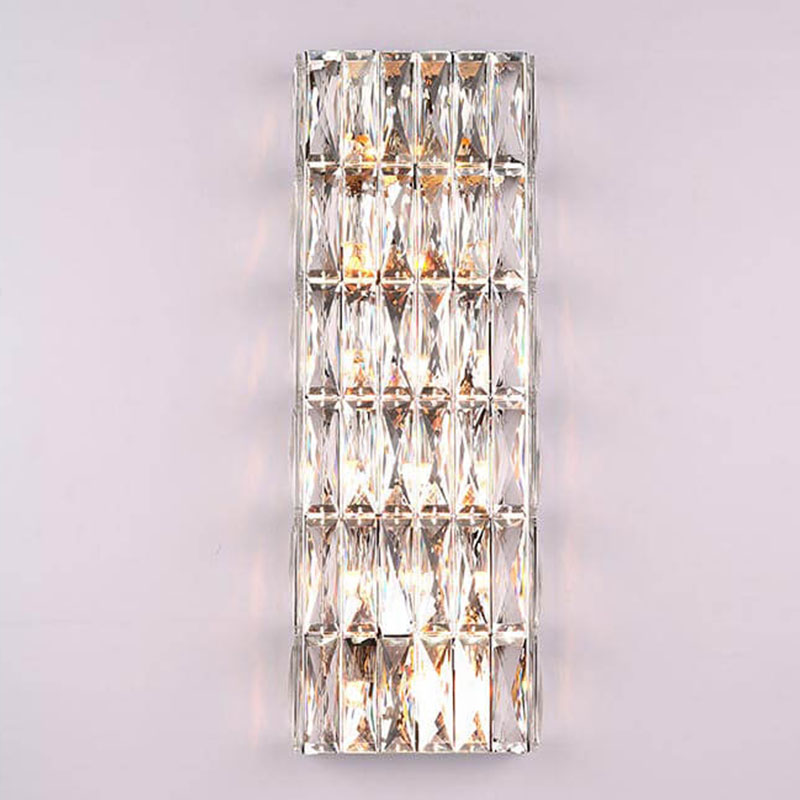  Crystal Regena Chrome Wall Lamp 12   (Transparent)  -- | Loft Concept 