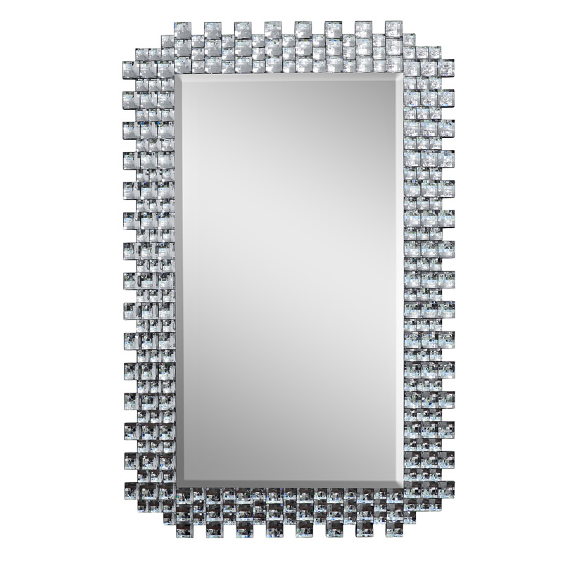 Lasre Glitter Squares Mirror   -- | Loft Concept 