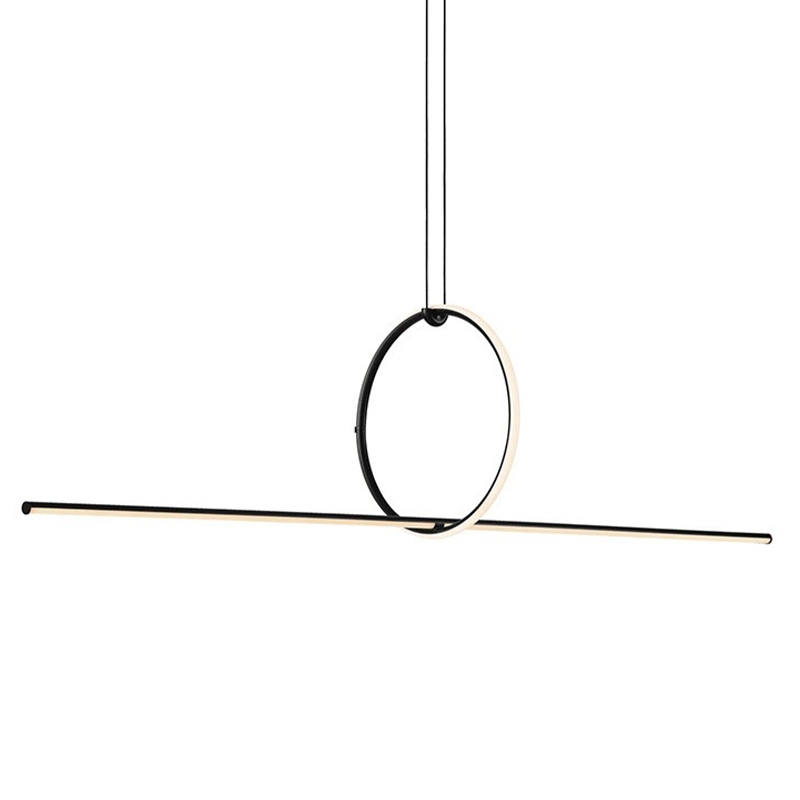   Sircle Line Black Led Lamp   -- | Loft Concept 
