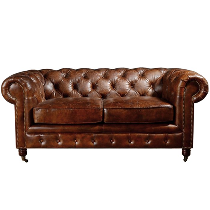  Chesterfield Rebel Sofa Leather Brown 170   -- | Loft Concept 