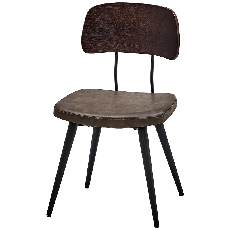 Стул Bartle Loft Stool Черный Коричневый в Ростове-на-Дону | Loft Concept 