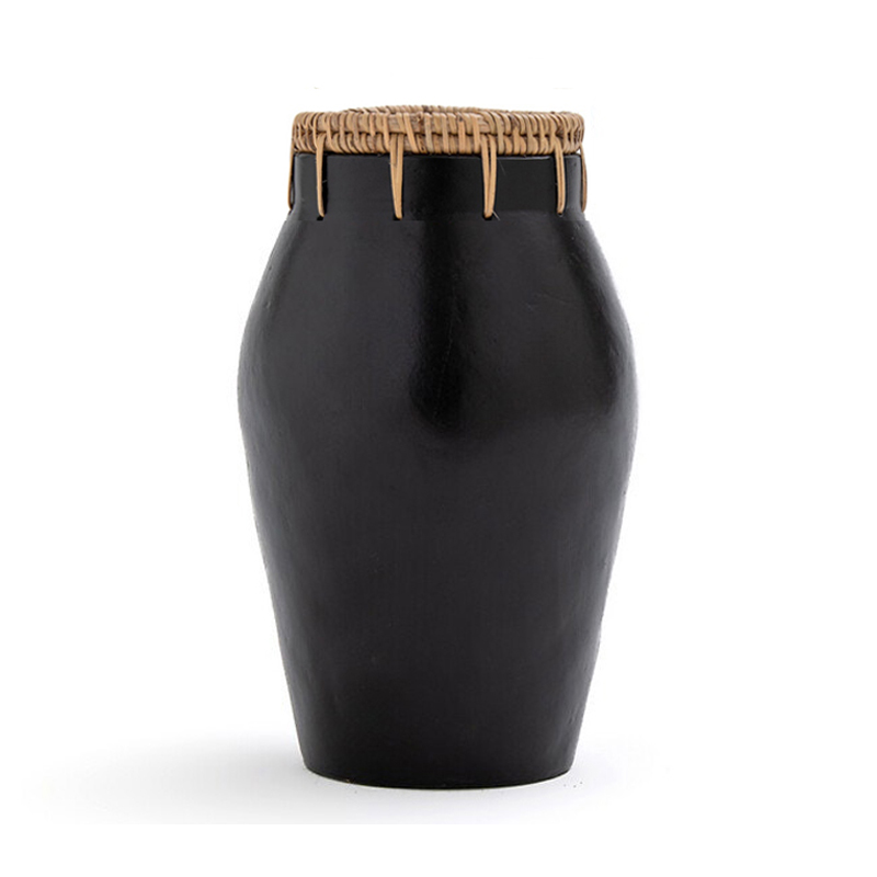 Ceramic Vase & Rattan D15   -- | Loft Concept 