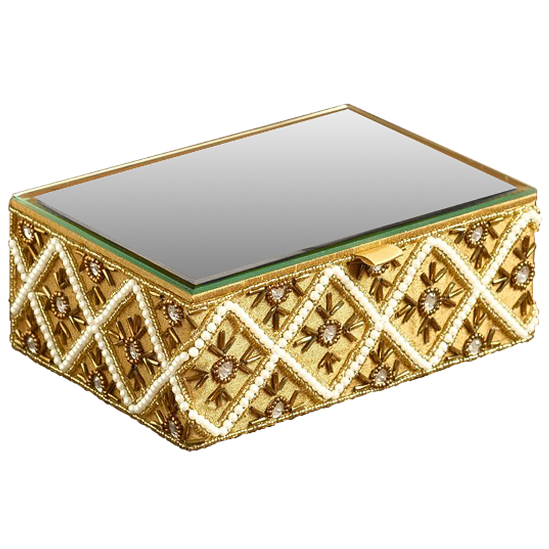      Flavia Beads Embroidery Mirror Box      -- | Loft Concept 