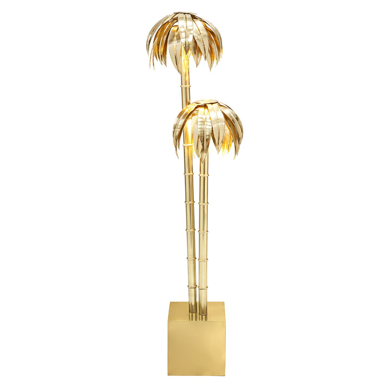  FLOOR LAMP PALMERY X2 Brass   -- | Loft Concept 
