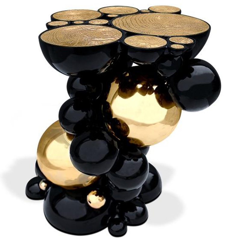   Newton Side Table in Black Boca do Lobo    -- | Loft Concept 