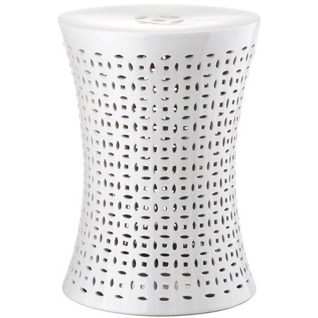 Керамический табурет Camilla Garden Stool White Белый в Ростове-на-Дону | Loft Concept 