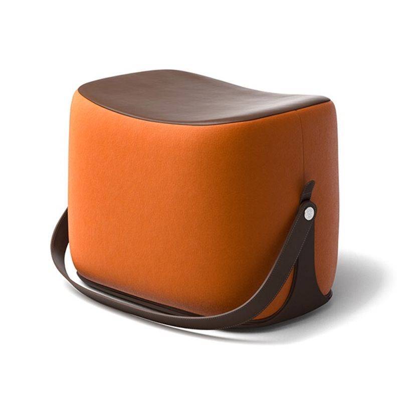  Langtry Pouf Orange    -- | Loft Concept 