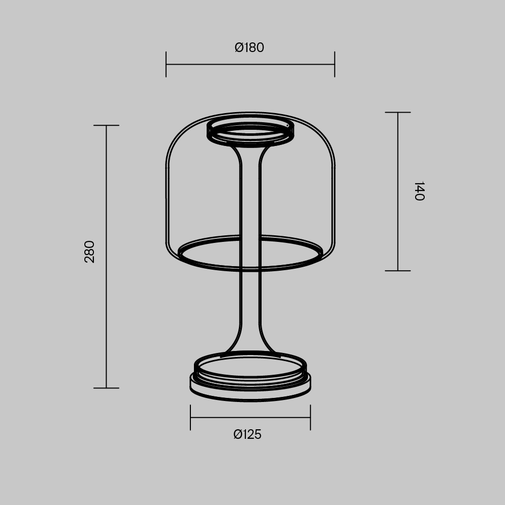 Настольный светильник Spirito 3000К 13Вт в Ростове-на-Дону