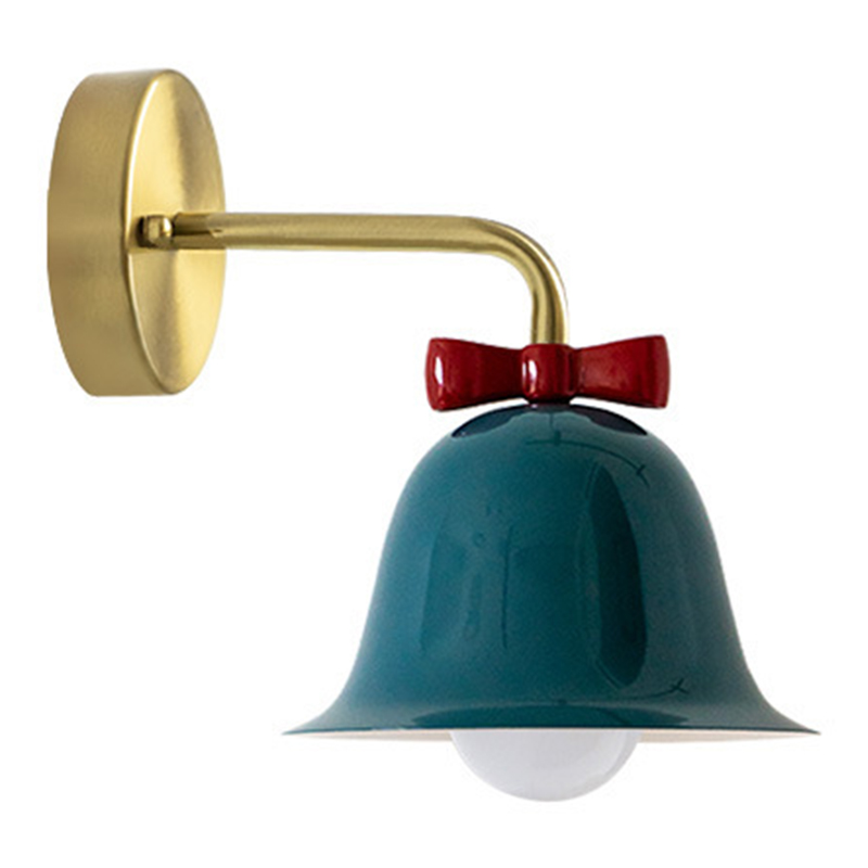   Bell with Bow Deep Blue Wall Lamp -     -- | Loft Concept 