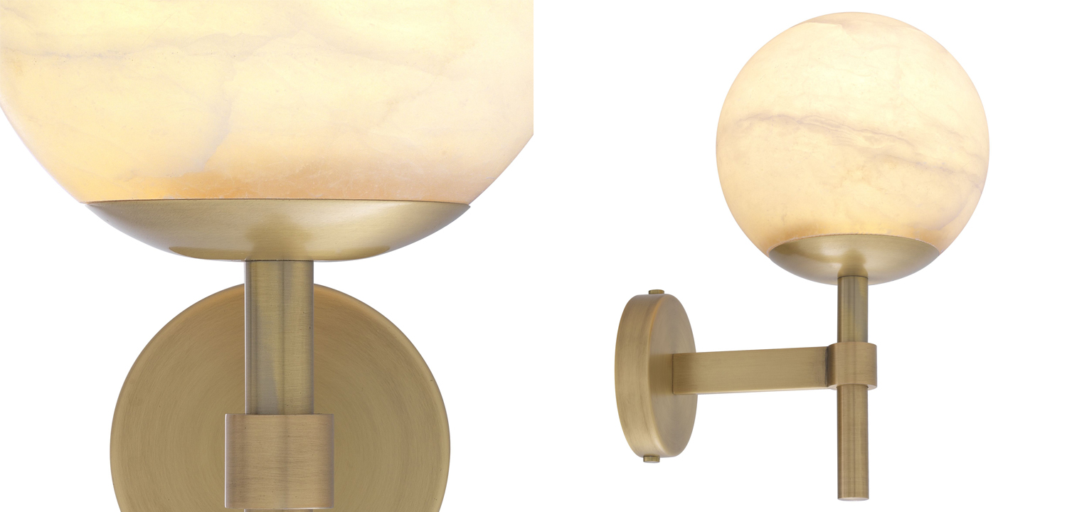 Бра Eichholtz Wall Lamp Jade alabaster - фото