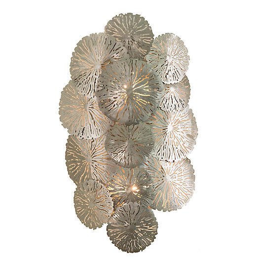  Lily Pad Wall Sconce Nickel   -- | Loft Concept 