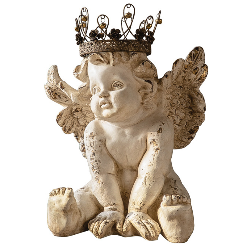  Angel Crown Provence Statuette     -- | Loft Concept 
