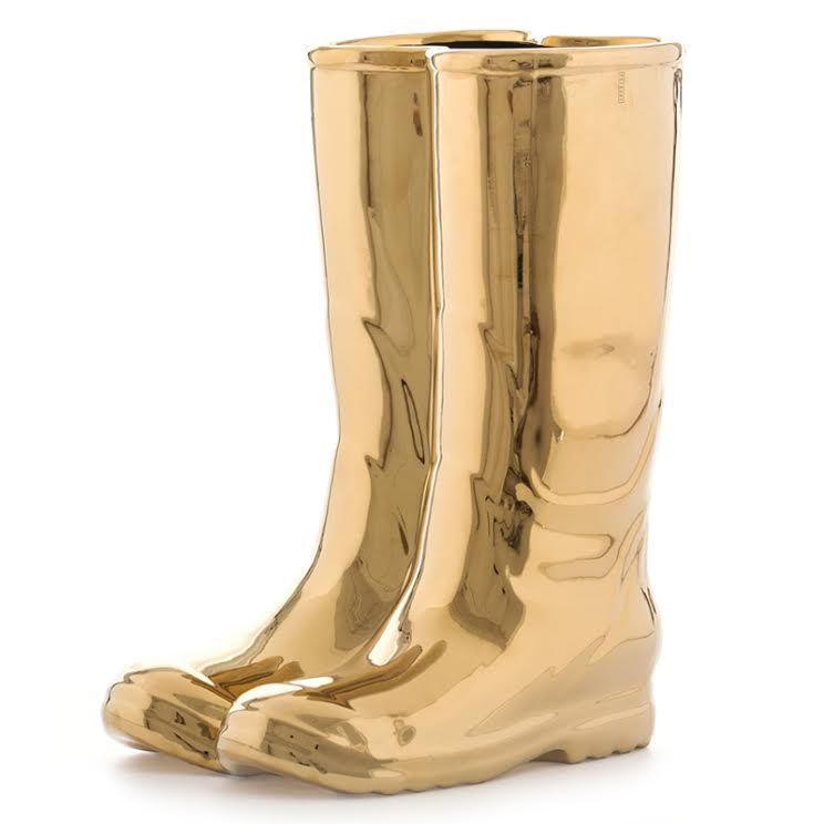      Seletti Rainboots Gold    -- | Loft Concept 