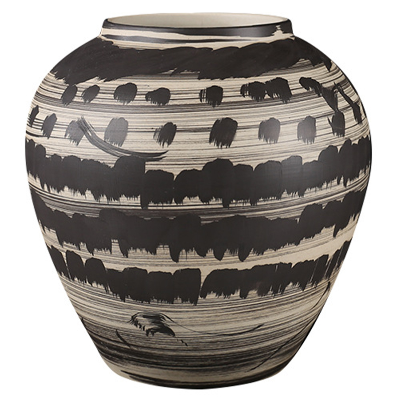  Kamaria Beige Black Vase    -- | Loft Concept 