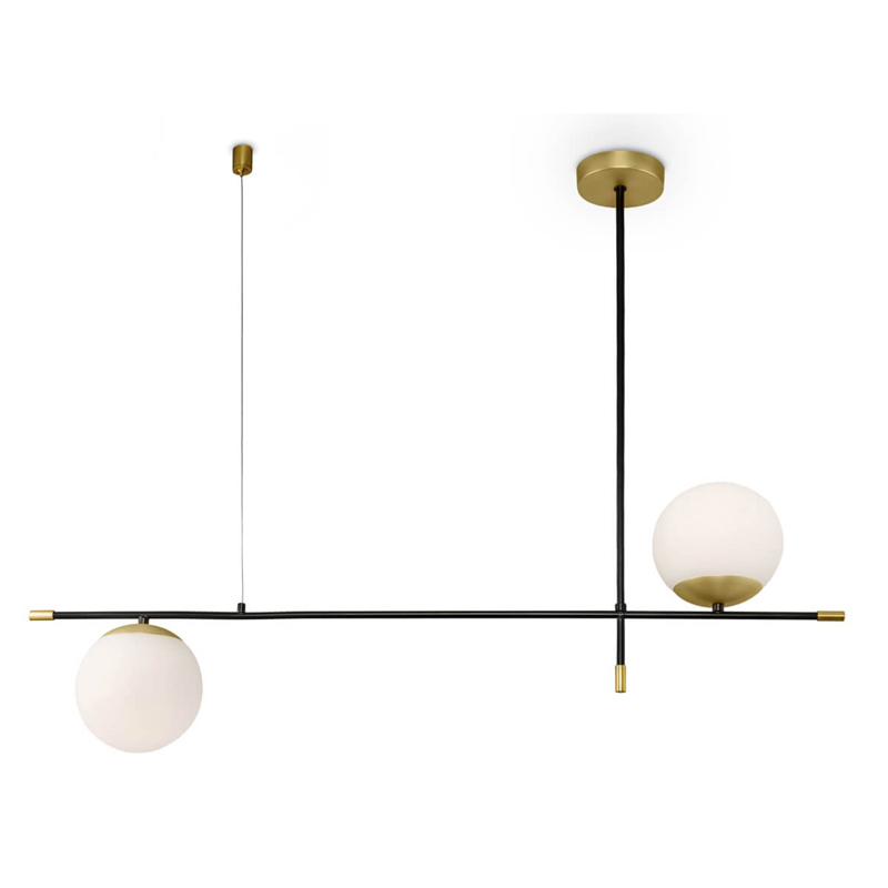  Spike Two Balls Hanging Lamp     -- | Loft Concept 
