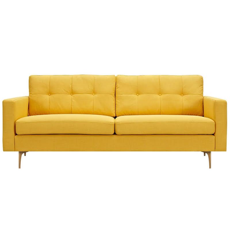  Papaya Yellow Greta Sofa      -- | Loft Concept 
