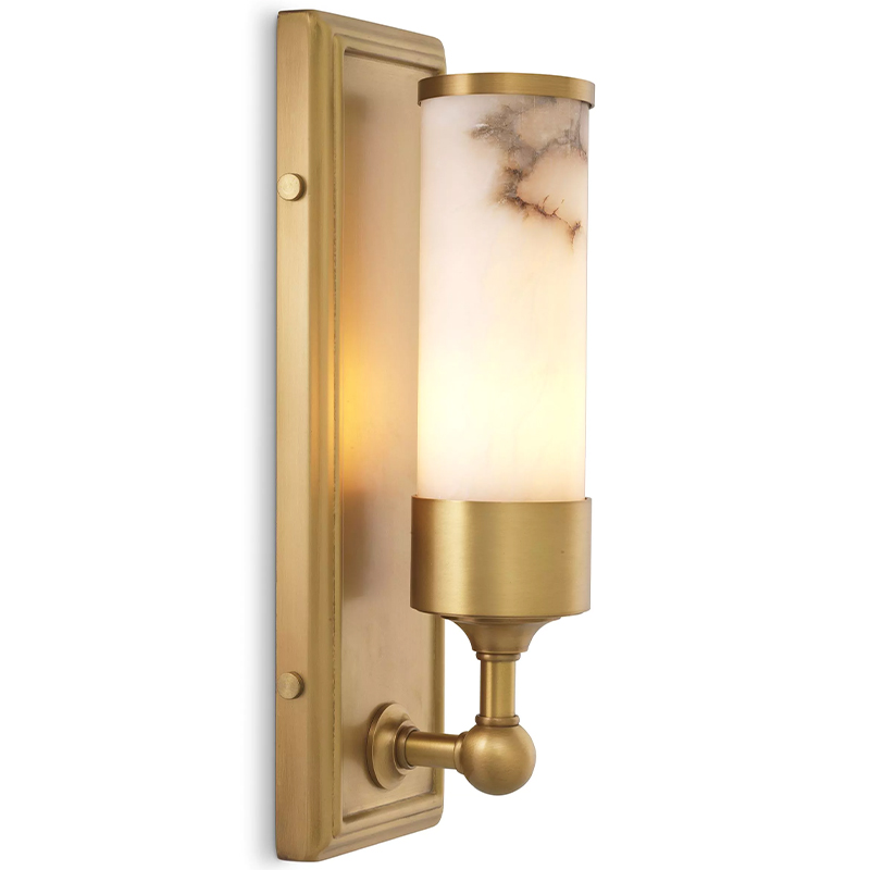  Eichholtz Wall Lamp Valentine Alabaster    Bianco   -- | Loft Concept 