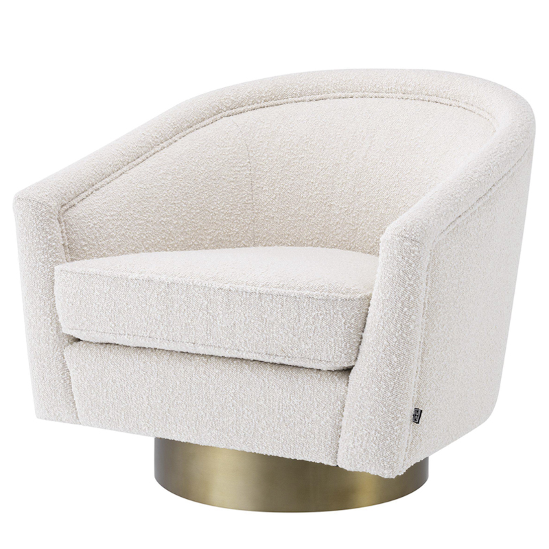  Eichholtz Swivel Chair Catene Boucle cream     -- | Loft Concept 