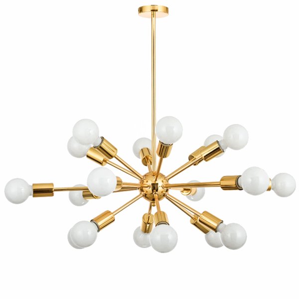  Sputnik Gold Chandelier 18    -- | Loft Concept 