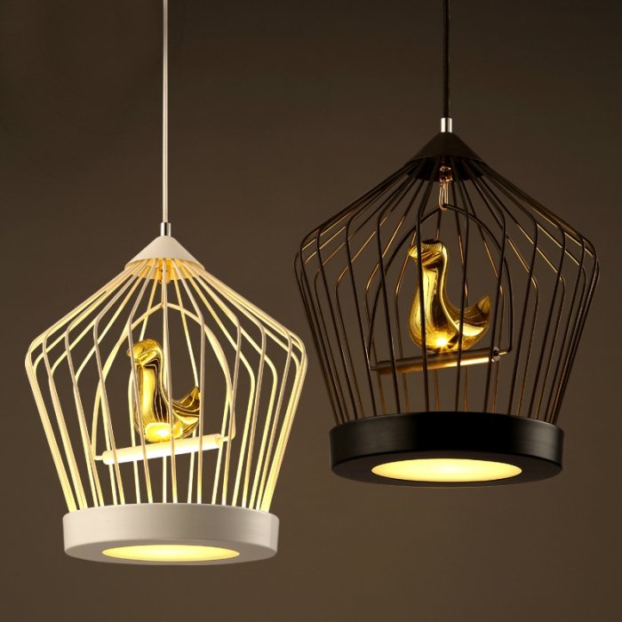   Cage Golden Bird   -- | Loft Concept 