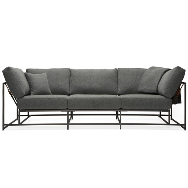  Grey Wool Sofa  (Gray)  -- | Loft Concept 