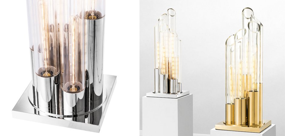 Настольная лампа Eichholtz Table Lamp Paradiso Nickel - Loft-Concept в Ростове-на-Дону