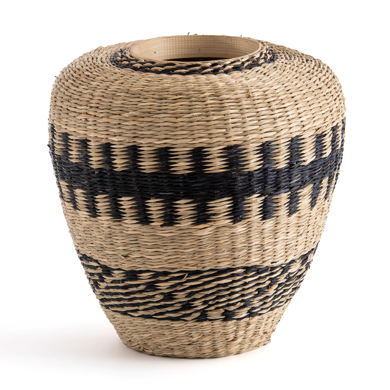  Wicker Vase with Bamboo and Herbarium   -- | Loft Concept 