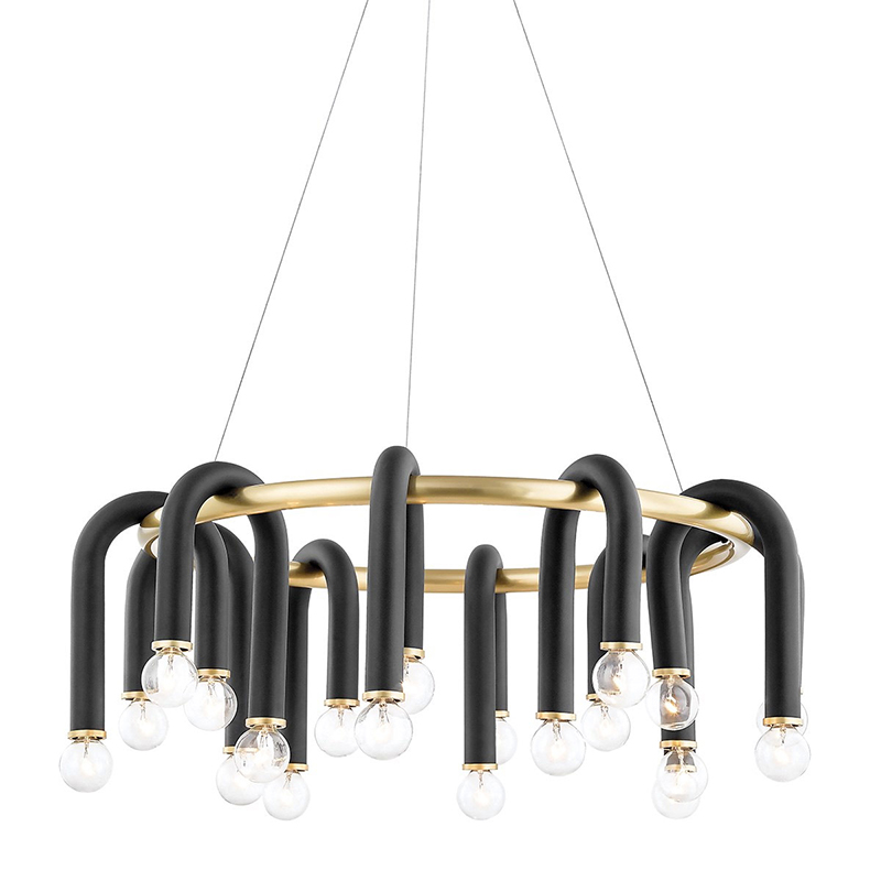  Paulson floppy chandelier round gold    -- | Loft Concept 