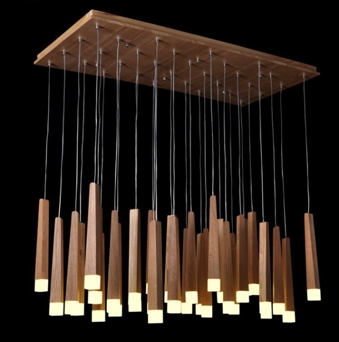  Wooden Glowworm Square   -- | Loft Concept 